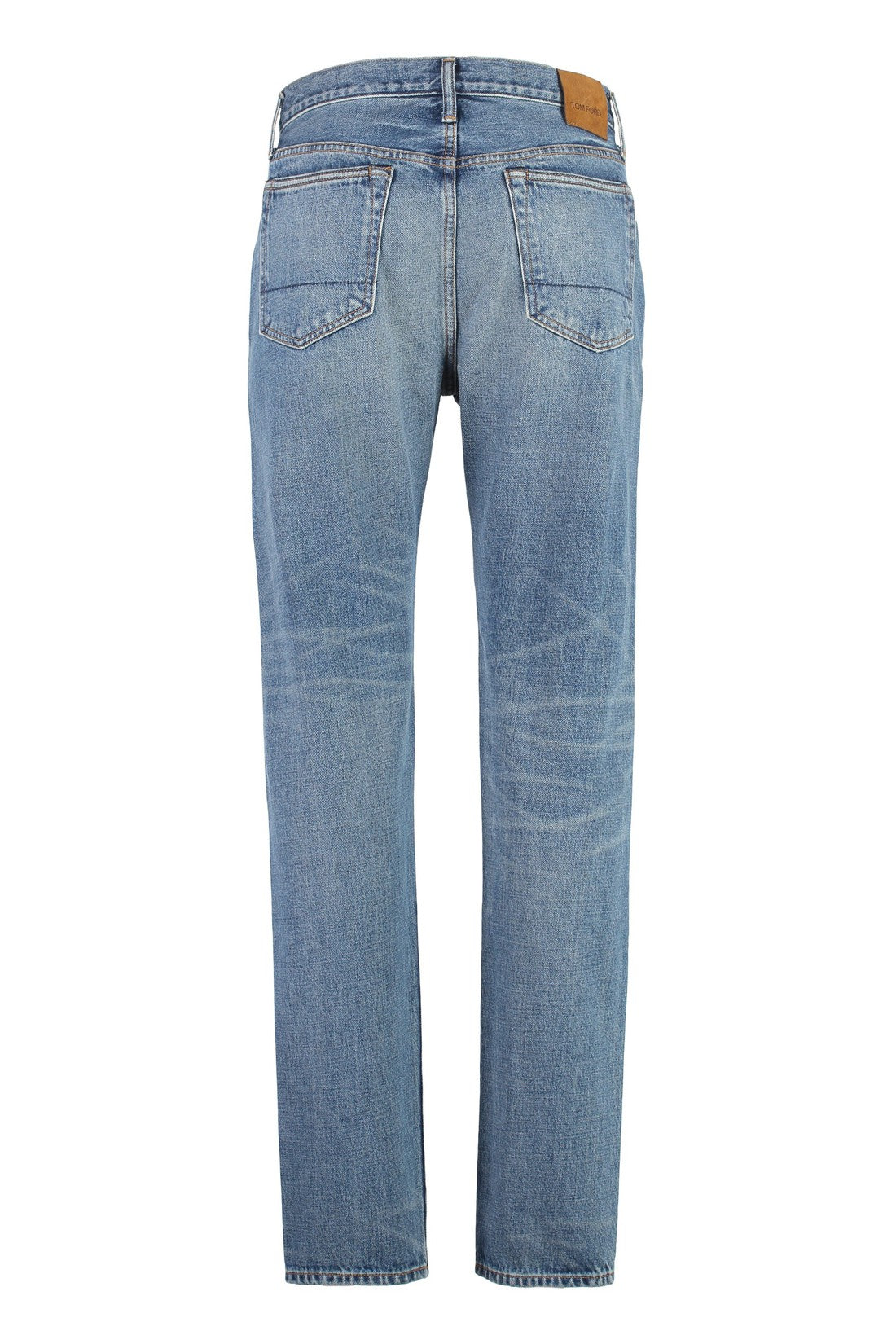 Tom Ford-OUTLET-SALE-5-pocket straight-leg jeans-ARCHIVIST