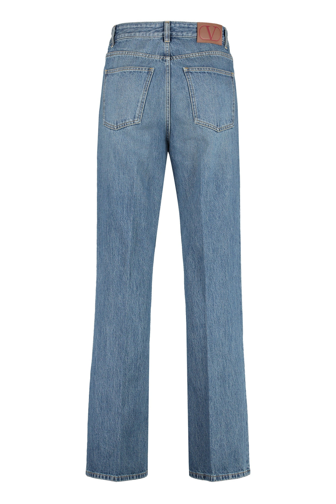 Valentino-OUTLET-SALE-5-pocket straight-leg jeans-ARCHIVIST