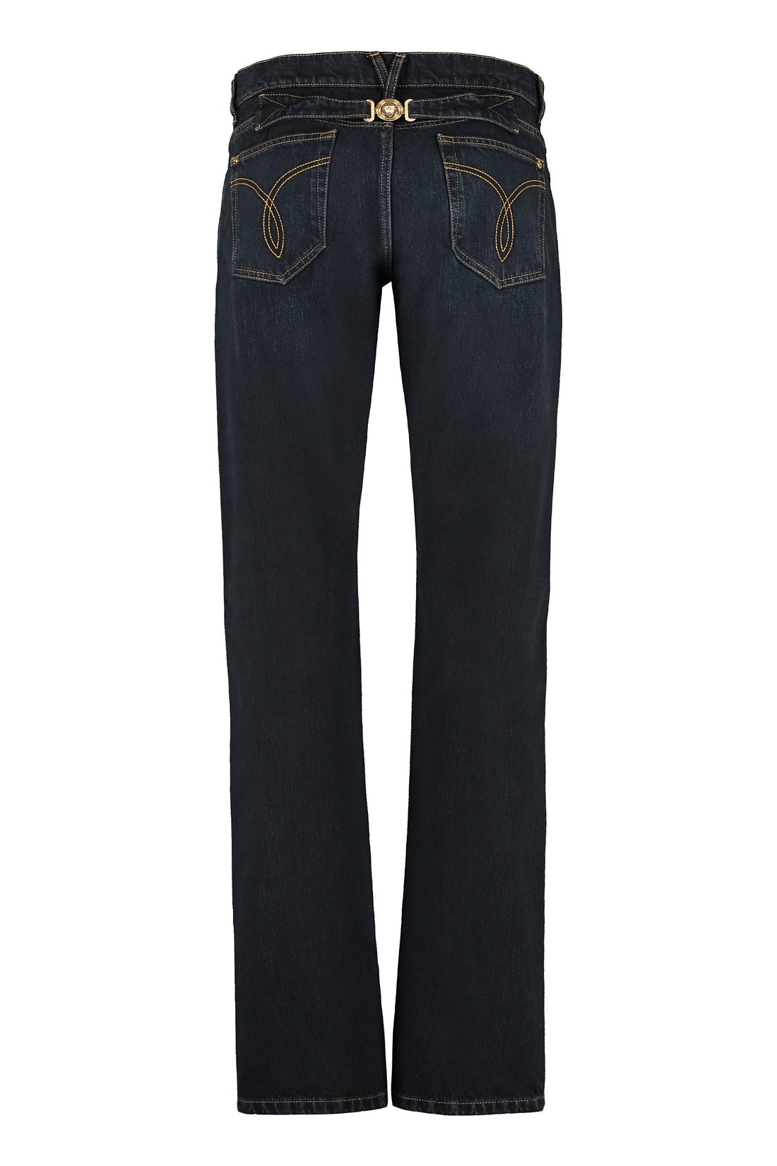 Versace-OUTLET-SALE-5-pocket straight-leg jeans-ARCHIVIST