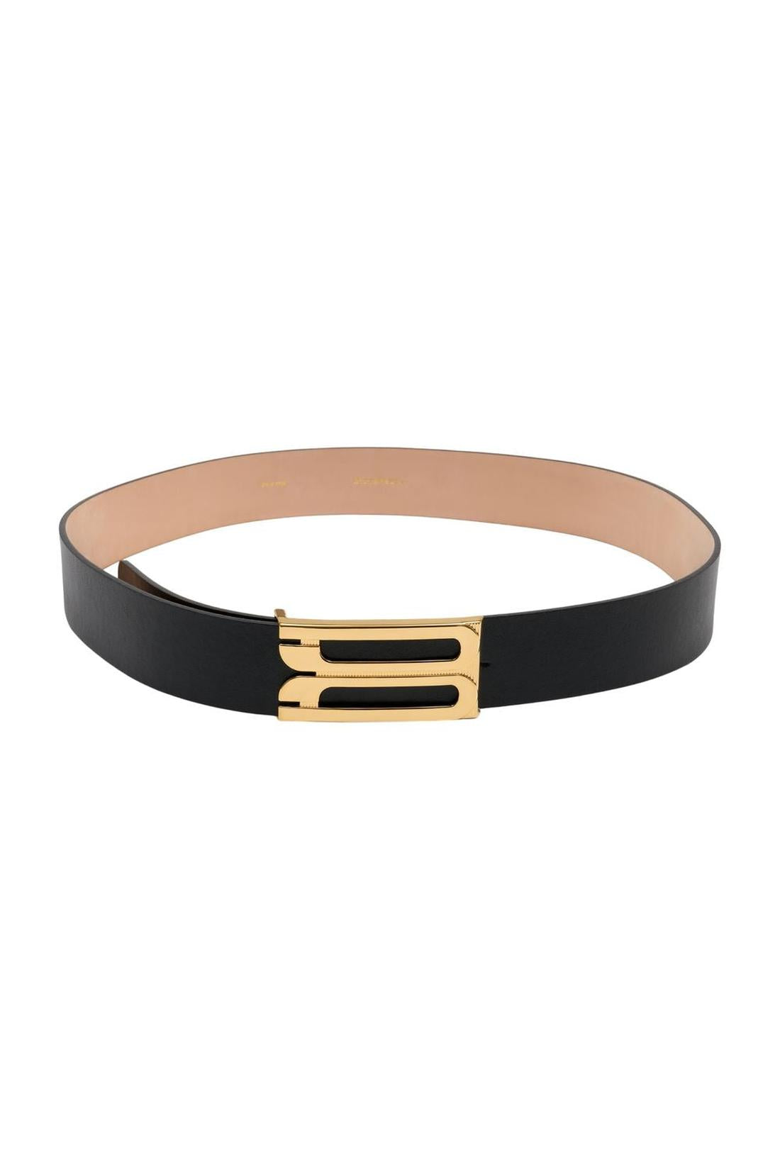 Jumbo Frame Gürtel - Victoria Beckham - Leder - Schwarz-Outdoor-Victoria Beckham-OUTLET-S80-black-ARCHIVIST-ARCHIVE-SALE