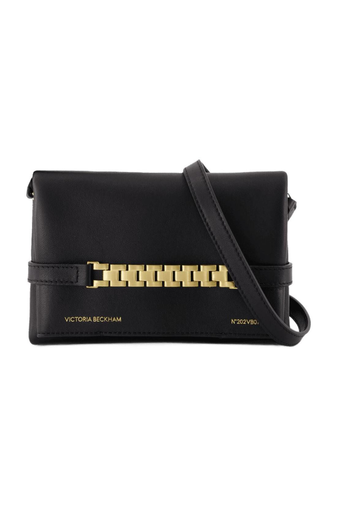 Mini-Schultertasche - Victoria Beckham - Leder - Schwarz-Taschen-Victoria Beckham-OUTLET-One size-black-ARCHIVIST-ARCHIVE-SALE