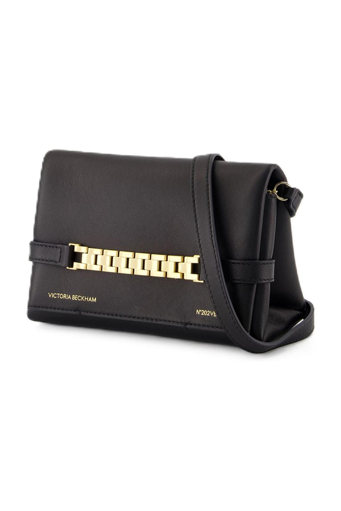 Mini-Schultertasche - Victoria Beckham - Leder - Schwarz-Taschen-Victoria Beckham-OUTLET-ARCHIVIST-ARCHIVE-SALE
