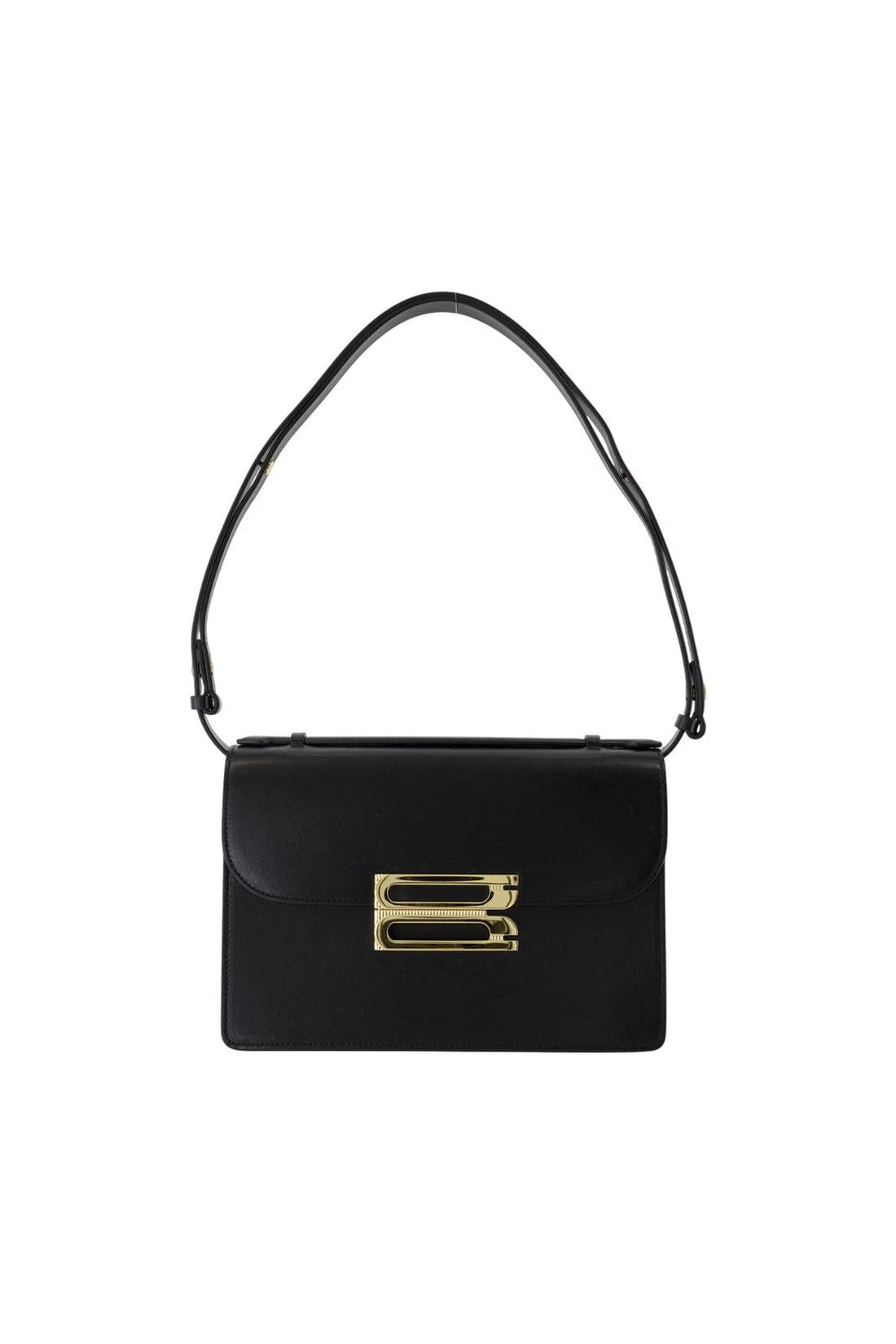 Dorian Schultertasche - Victoria Beckham - Leder - Schwarz-Taschen-Victoria Beckham-One size-black-ARCHIVIST