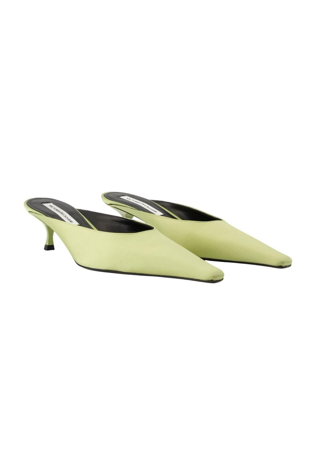 Victoria Beckham-Kitten Pumps - Victoria Beckham - Synthetik - Grün-Pumps-Black-Deal-Outlet-by-ARCHIVIST
