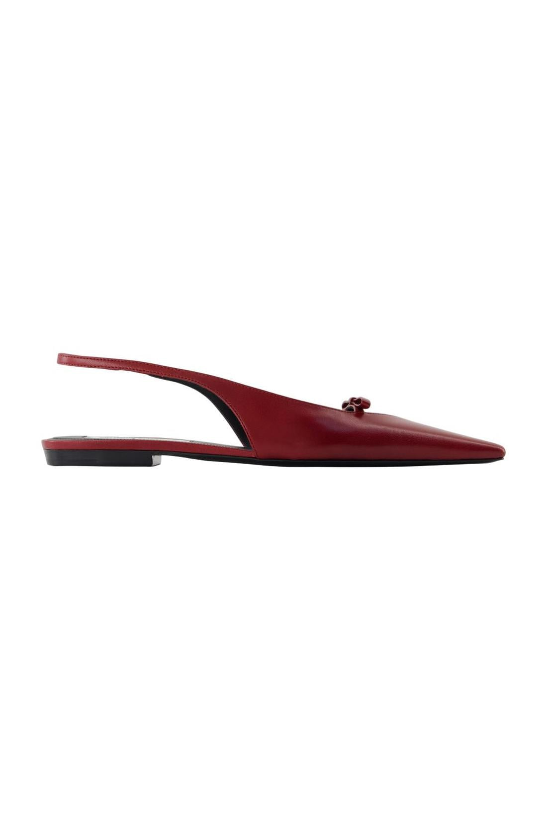 Victoria Beckham-Sandalen - Victoria Beckham - Leder - Bordeaux-schuhe / flache-schuhe-Black-Deal-Outlet-by-ARCHIVIST