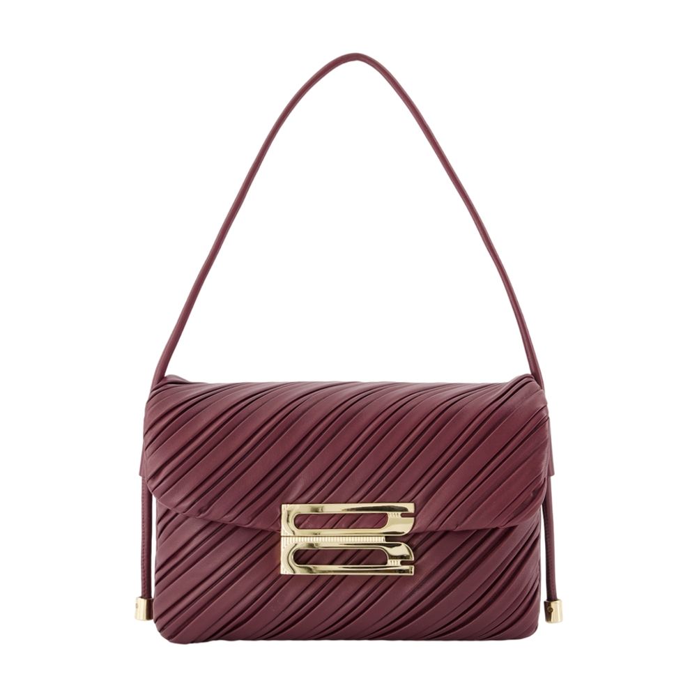 Umhängetasche „Soft Dorian“ – Victoria Beckham – Leder – Bordeaux