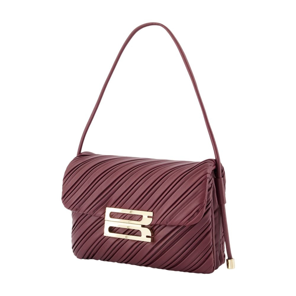 Umhängetasche „Soft Dorian“ – Victoria Beckham – Leder – Bordeaux