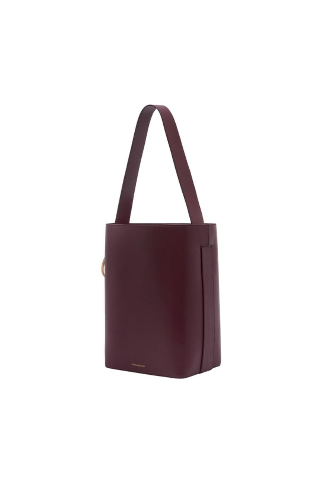 Victoria Beckham-Dia Bucket Cabas - Victoria Beckham - Leder - Bordeaux-Taschen-Black-Deal-Outlet-by-ARCHIVIST