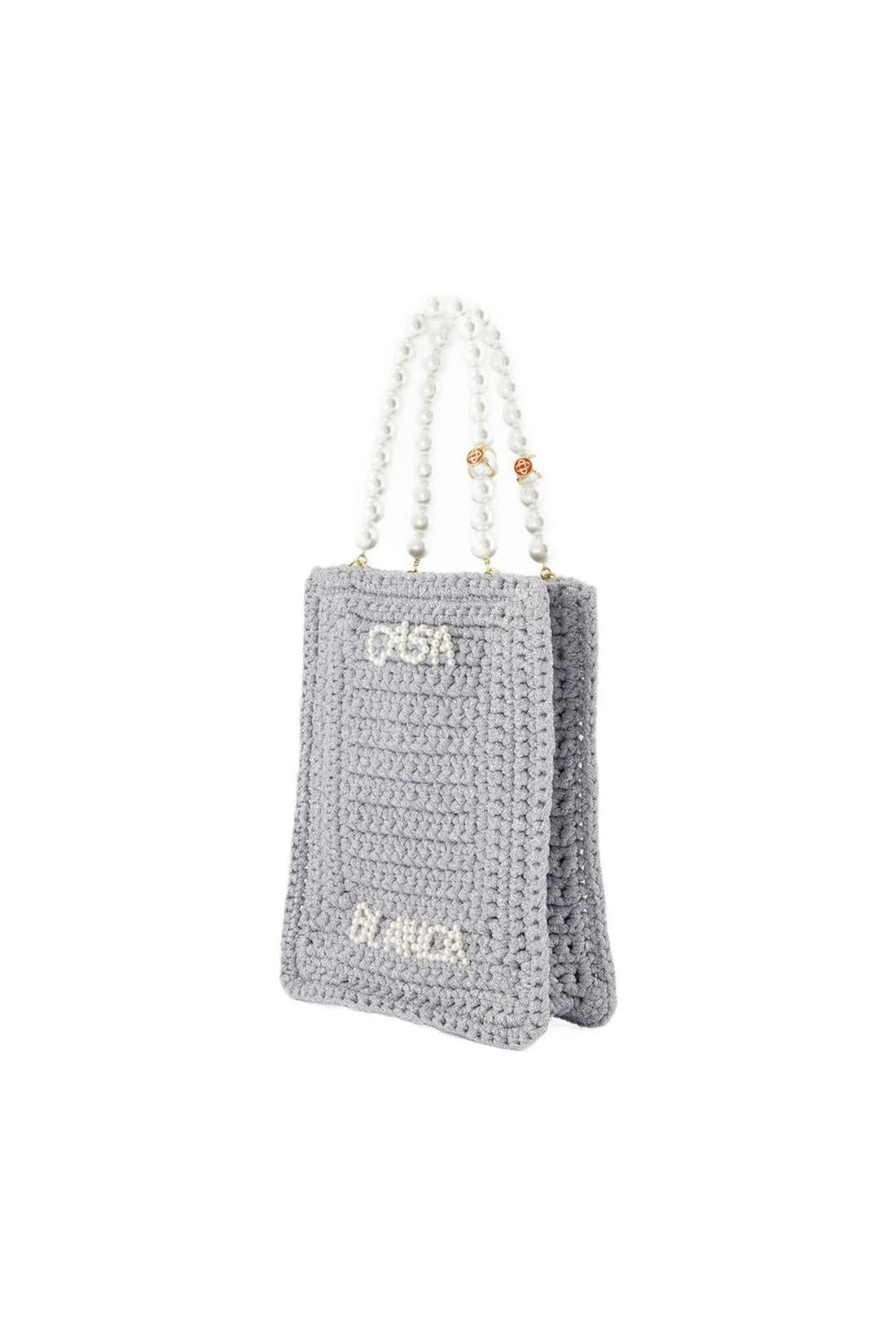Cabas Pearl Mini - Casablanca - Synthetic - Gray