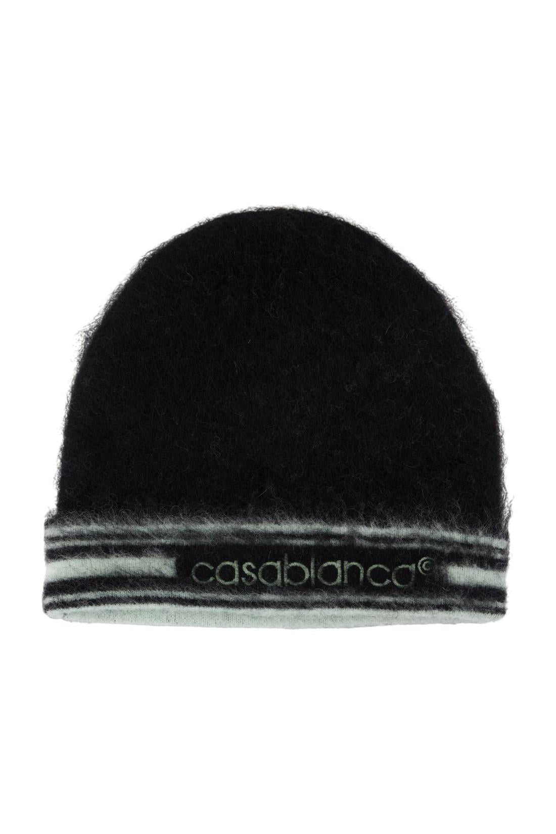 Casablanca-Mohair-Mütze - Casablanca - Wolle - Schwarz-Outdoor-Black-Deal-Outlet-by-ARCHIVIST