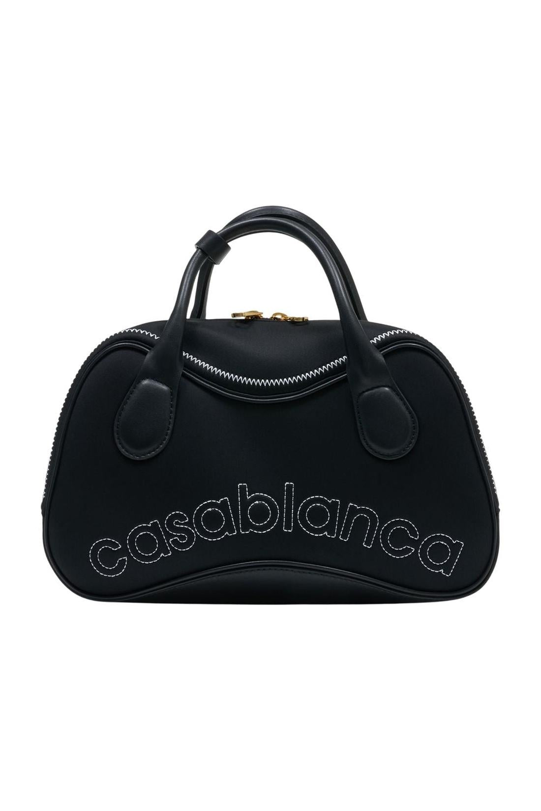 Bowling Mini Handtasche - Casablanca - Leder - Schwarz-Taschen-Casablanca-One size-black-ARCHIVIST