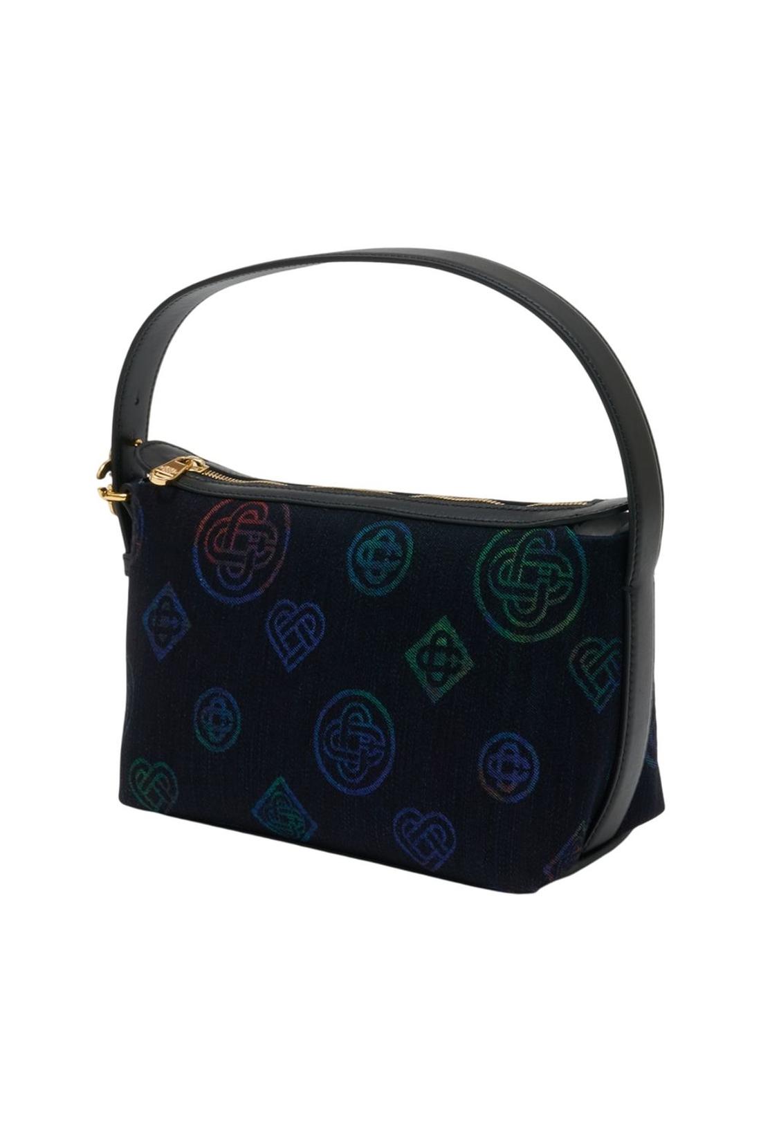 Logo Handtasche - Casablanca - Leder - Blau-Taschen-Casablanca-ARCHIVIST