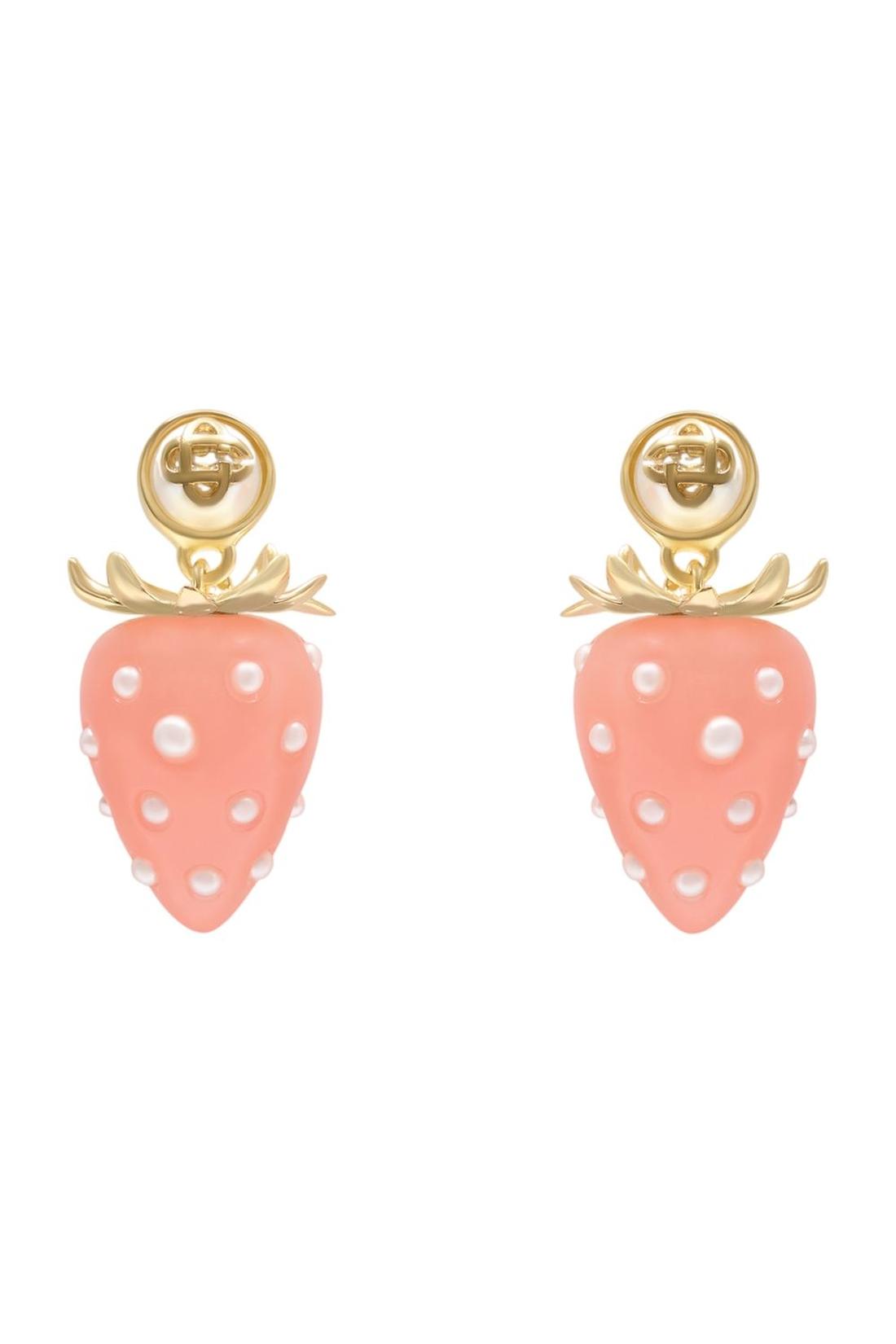 Strawberry Ohrringe - Casablanca - Metall - Pink-Schmuck-Casablanca-One size-pink-ARCHIVIST