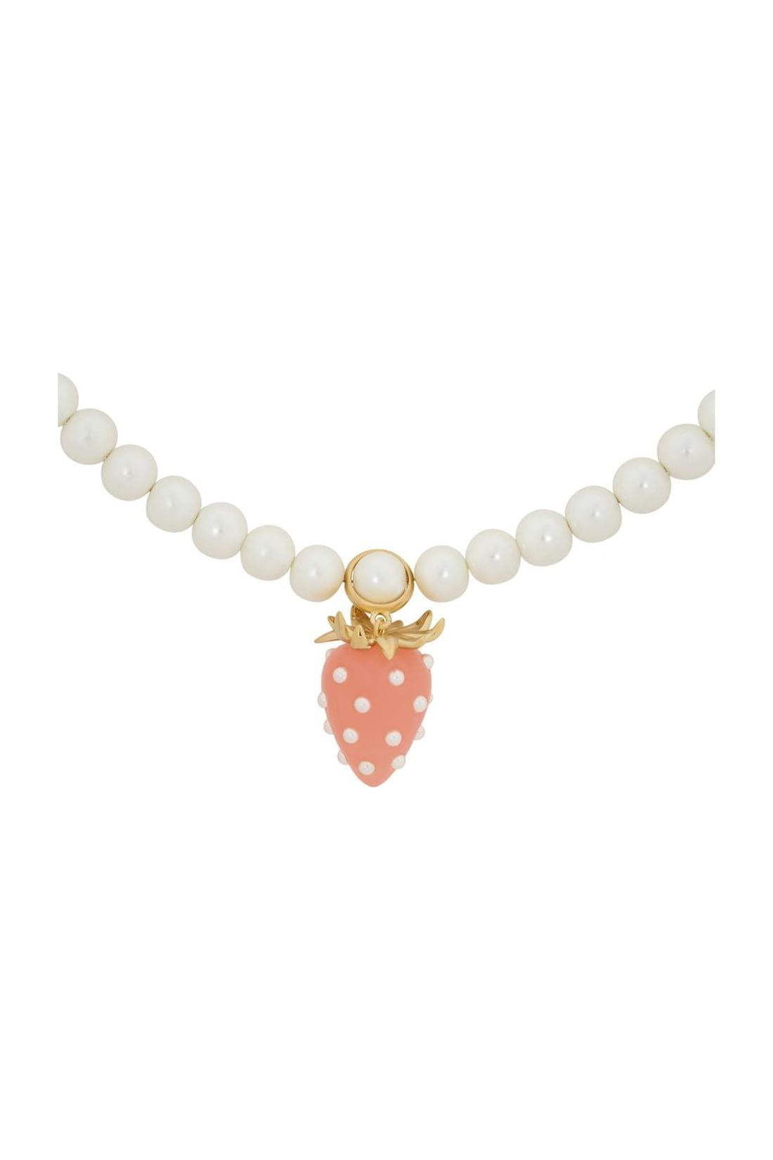 Halskette Strawberry – Casablanca – Metall – Weiß-Schmuck-Casablanca-ARCHIVIST