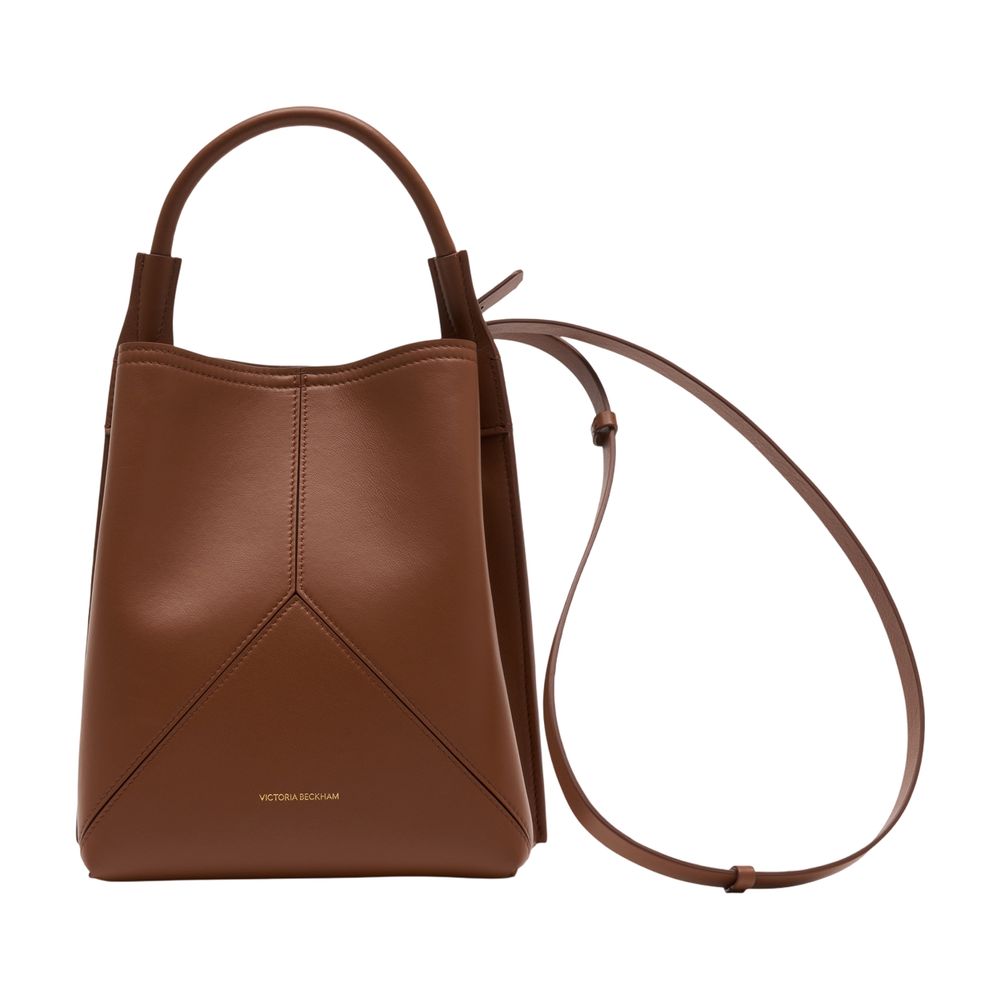 Victoria Bucket Handtasche – Victoria Beckham – Leder – Braun