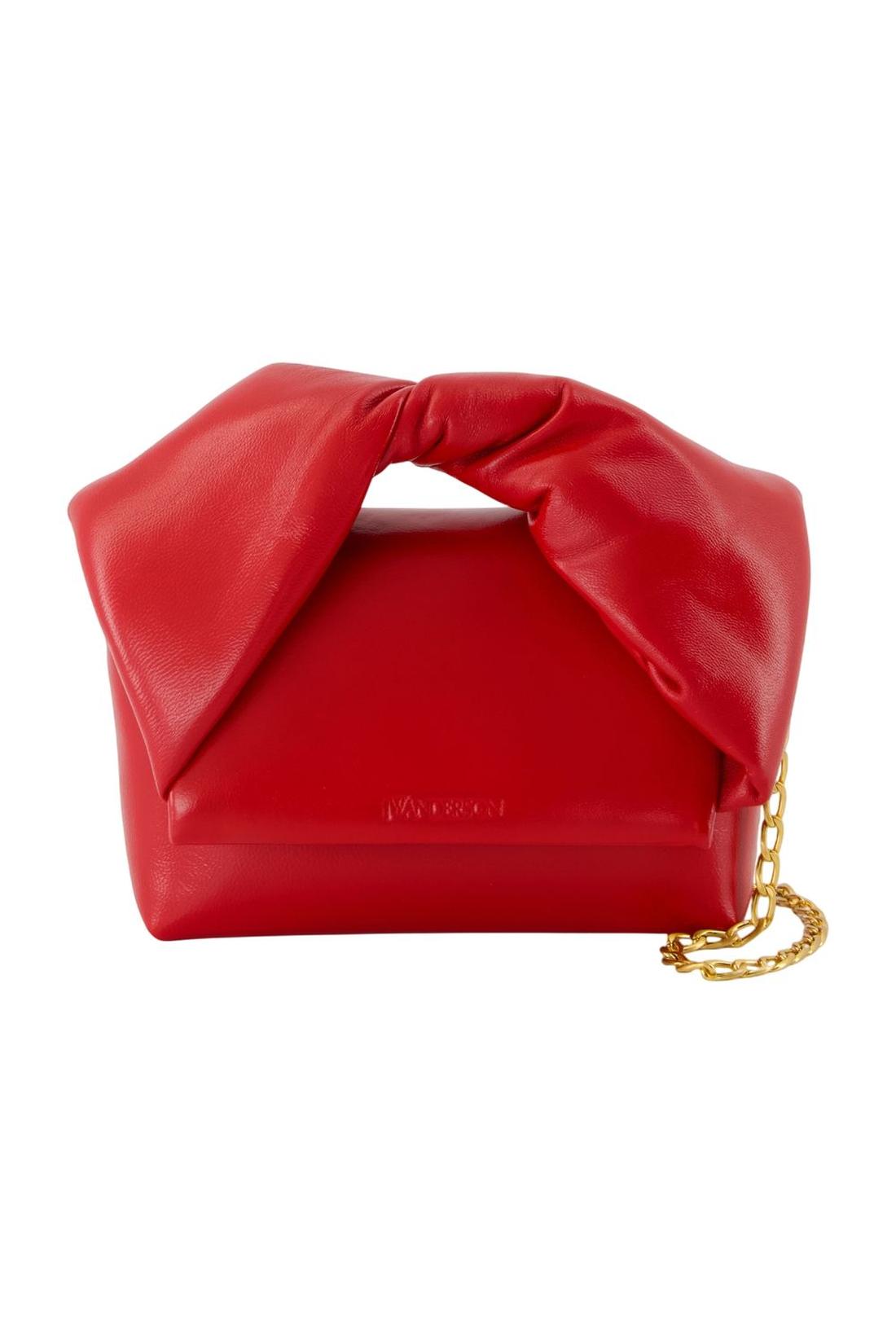 J.W.Anderson-Small Twister Schultertasche - J.W. Anderson - Leder - Rot-Taschen-Black-Deal-Outlet-by-ARCHIVIST