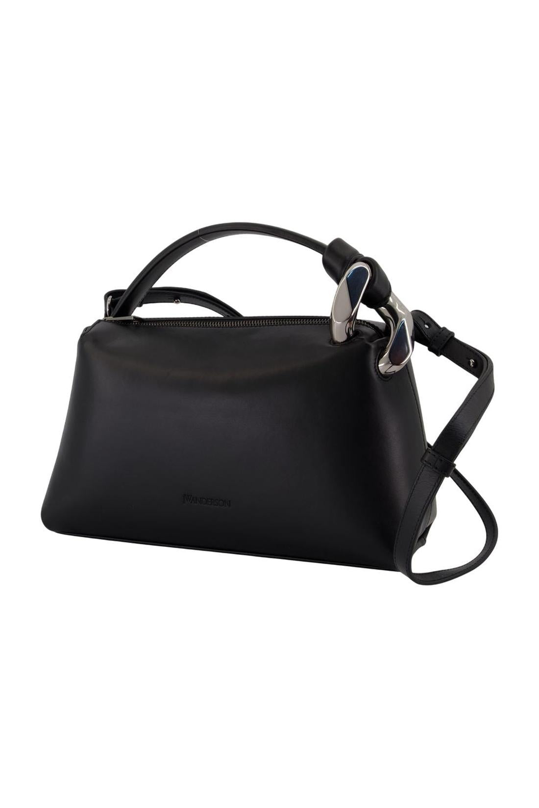 J.W.Anderson-The Jwa Corner Schultertasche - J.W. Anderson - Leder - Schwarz-Taschen-Black-Deal-Outlet-by-ARCHIVIST