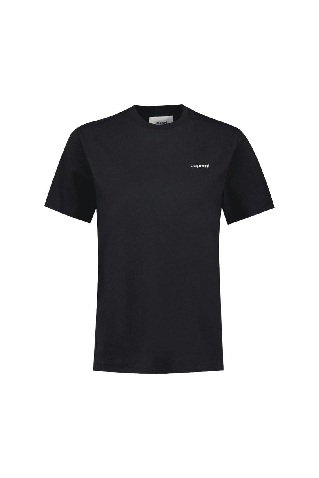 Coperni-Boxy Logo T-Shirt - Coperni - Baumwolle - Schwarz-Shirts-Black-Deal-Outlet-by-ARCHIVIST