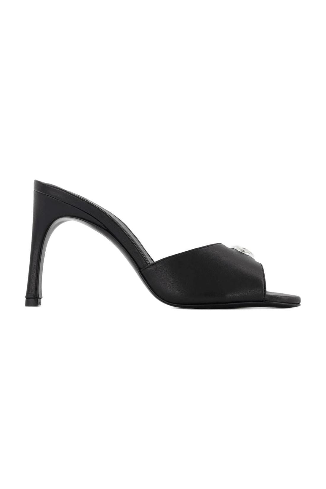 Logo Mules - Coperni - Black - Leather