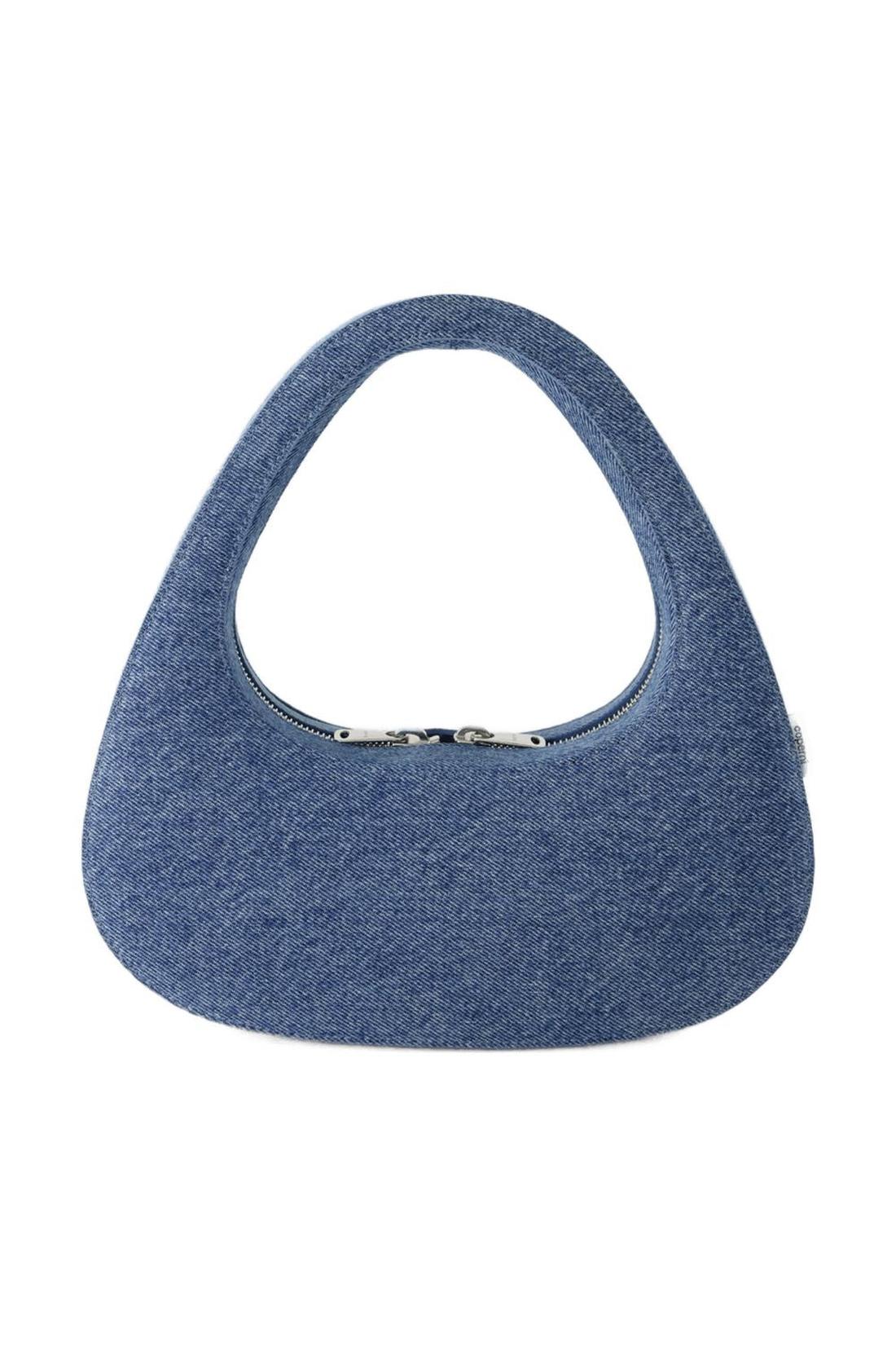Baguette Tasche Swipe - Coperni - Canvas - Verwaschenes Blau