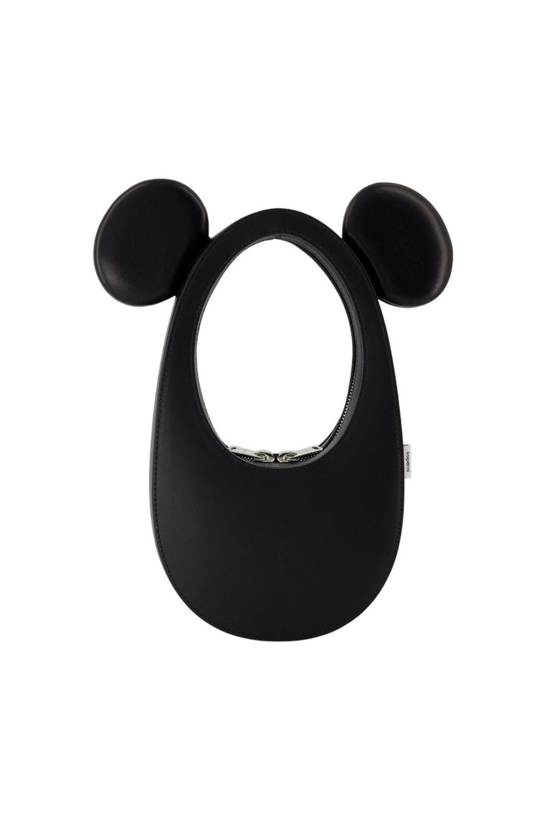 Handtasche Mickey Mini Swipe - Coperni x Disney - Leder - Schwarz-Taschen-Coperni-ARCHIVIST