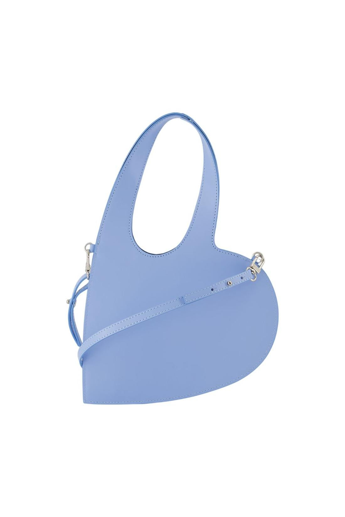 Sac bandoulière Baby Heart - Coperni - Cuir - Bleu