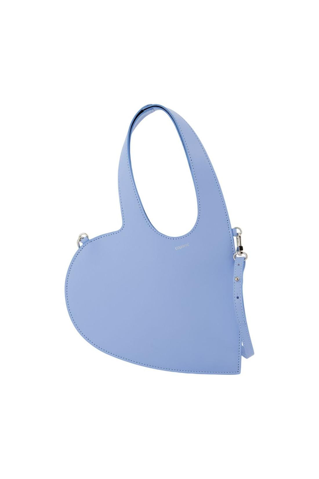 Sac bandoulière Baby Heart - Coperni - Cuir - Bleu