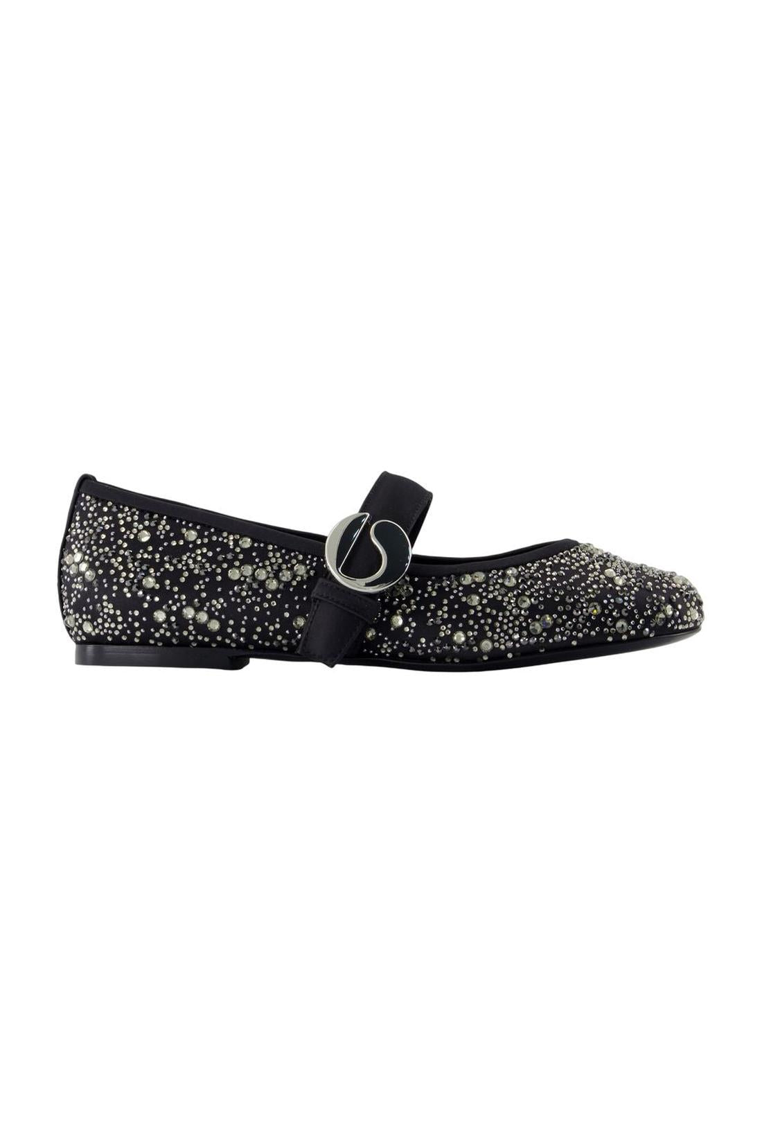 Ballerina flats - Coperni - Synthetic - Black/Silver