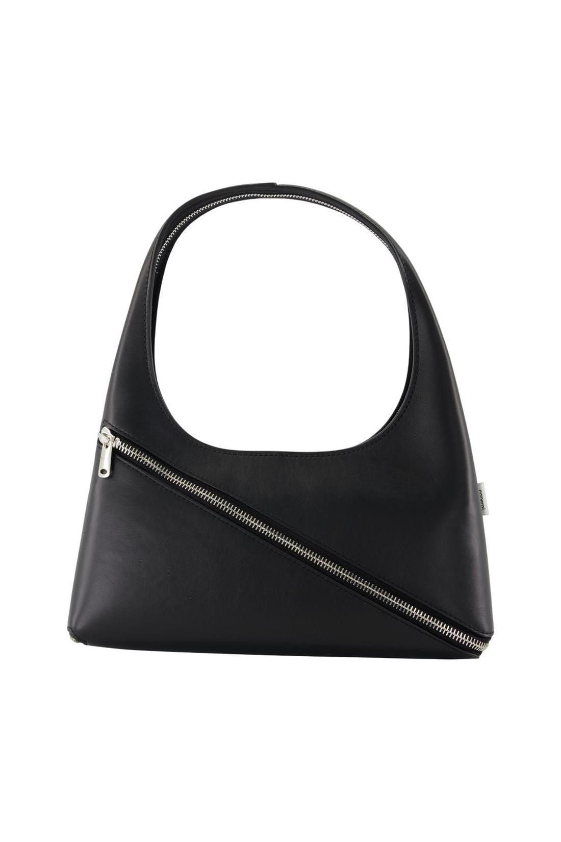 Coperni-Zip Handtasche - Coperni - Leder - Schwarz-Taschen-Black-Deal-Outlet-by-ARCHIVIST