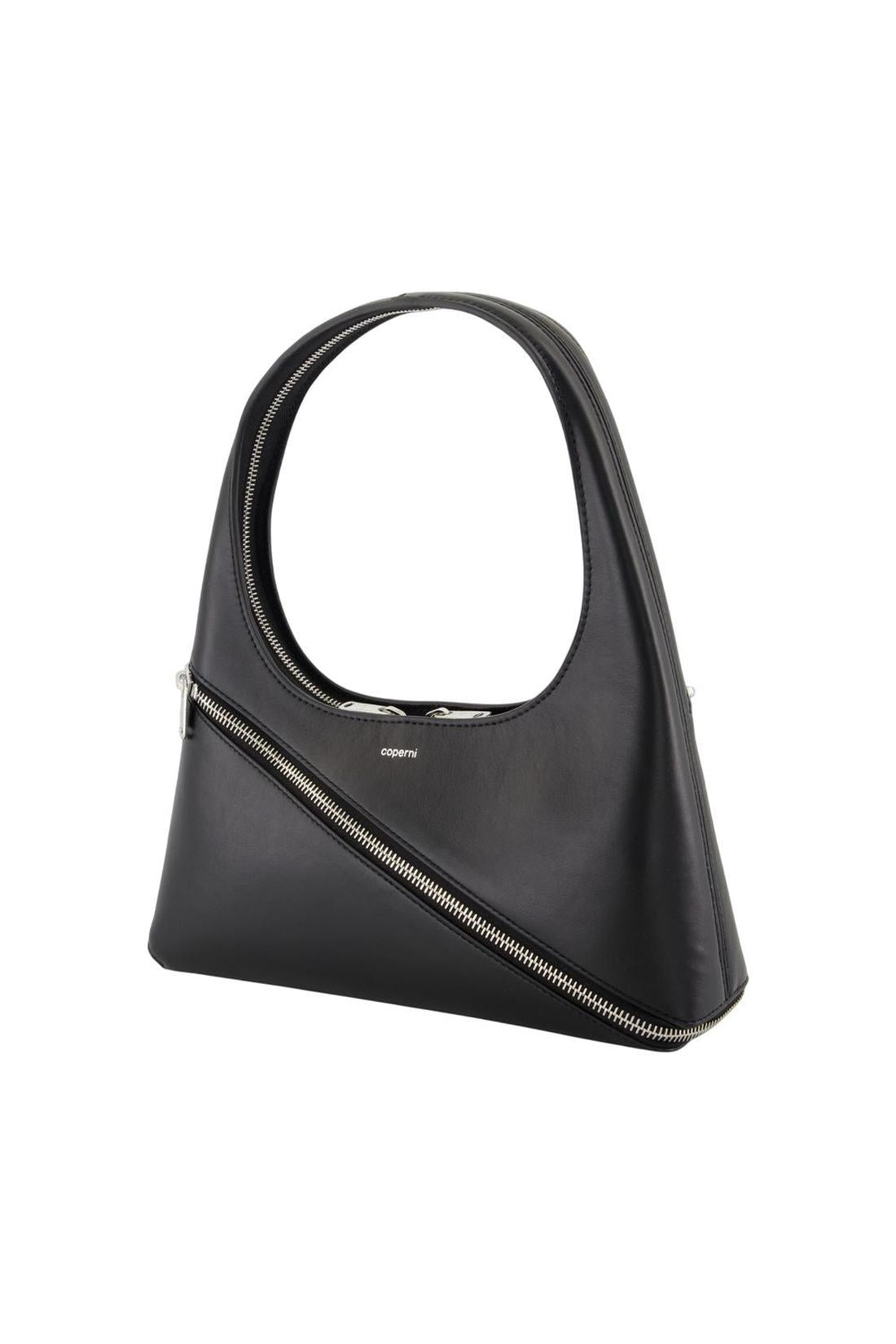 Coperni-Zip Handtasche - Coperni - Leder - Schwarz-Taschen-Black-Deal-Outlet-by-ARCHIVIST