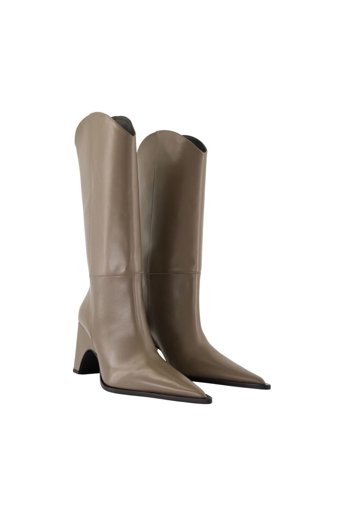 Coperni-Cowboystiefel Bridge - Coperni - Leder - Braun-schuhe / stiefel-Black-Deal-Outlet-by-ARCHIVIST