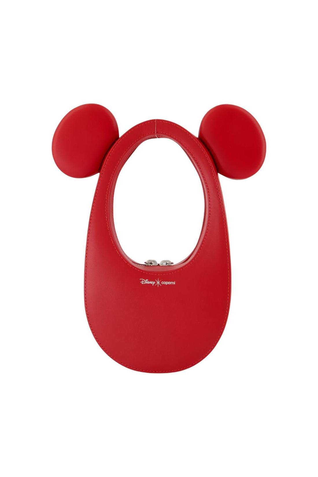 Mickey Swipe Handtasche - Coperni x Disney - Leder - Rot-Taschen-Coperni-One size-red-ARCHIVIST