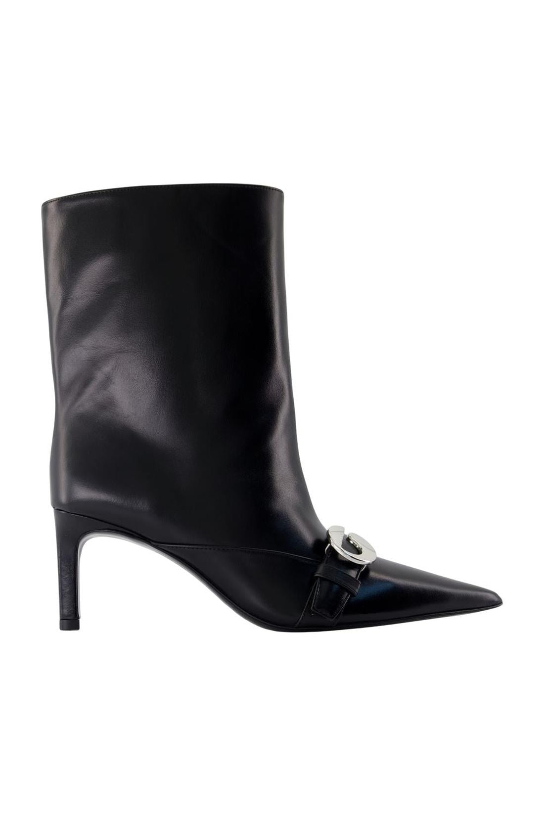 Coperni-Heeled Belt Stiefeletten - Coperni - Leder - Schwarz-Stiefel & Stiefeletten-Black-Deal-Outlet-by-ARCHIVIST