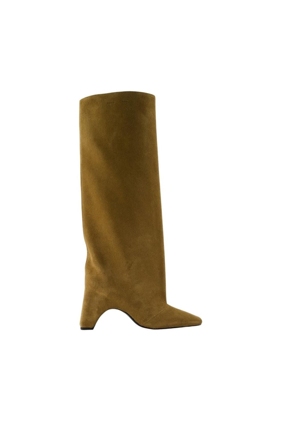 Bridge Stiefel - Coperni - Leder - Khaki