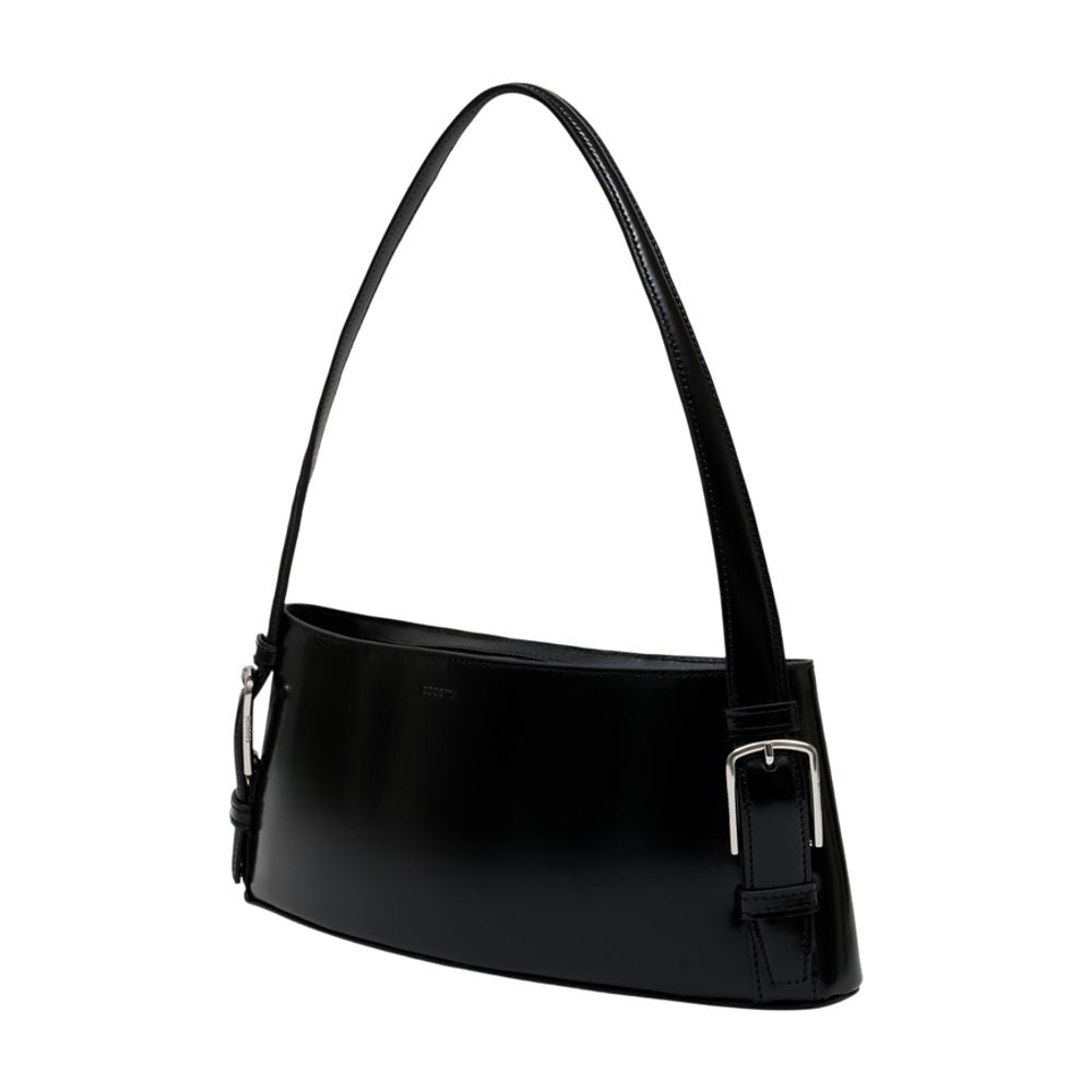 Ergonomische Umhängetasche – Coperni – Leder – Schwarz