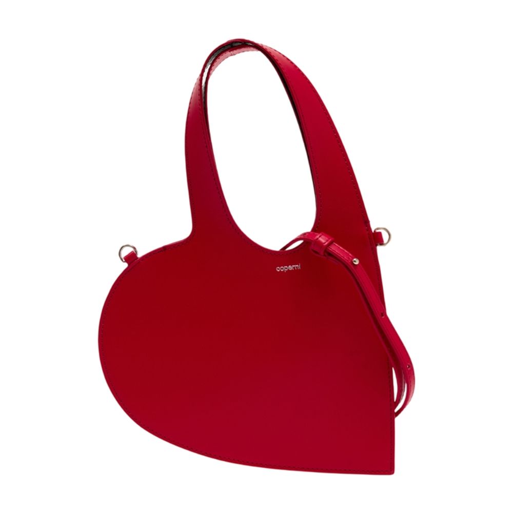 Mini Heart Schultertasche - Coperni - Leder - Rot