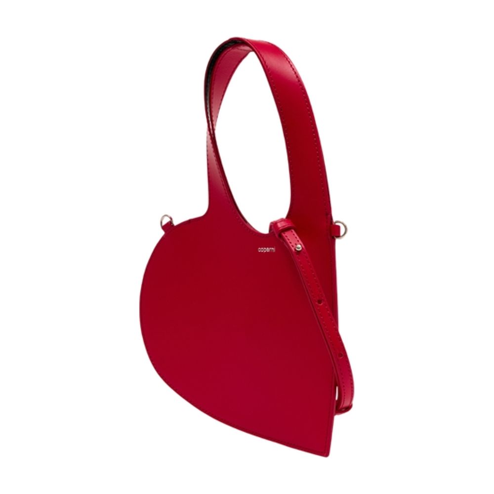 Mini Heart Schultertasche - Coperni - Leder - Rot