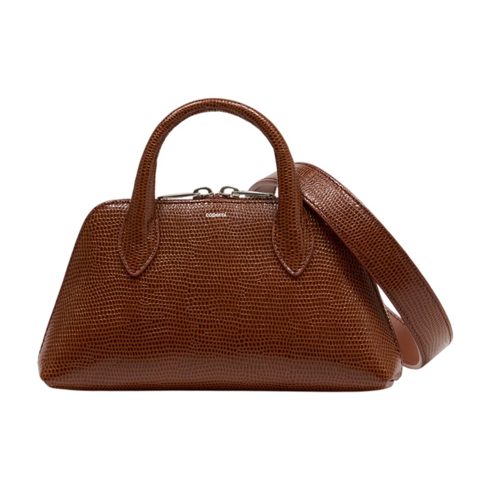 Duffle-Tasche mit Gürtel – Coperni – Leder – Braun