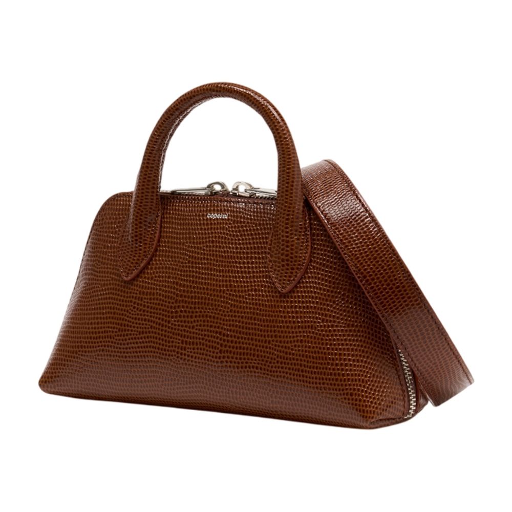 Duffle-Tasche mit Gürtel – Coperni – Leder – Braun