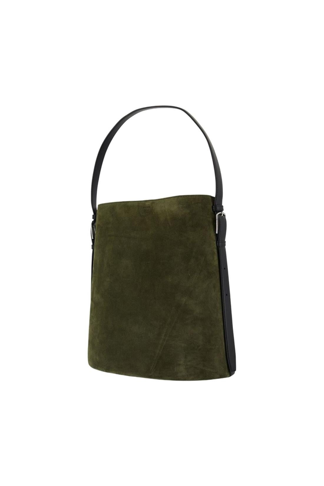 Ergonomische Umhängetasche – „ Coperni “ – Leder – Grün