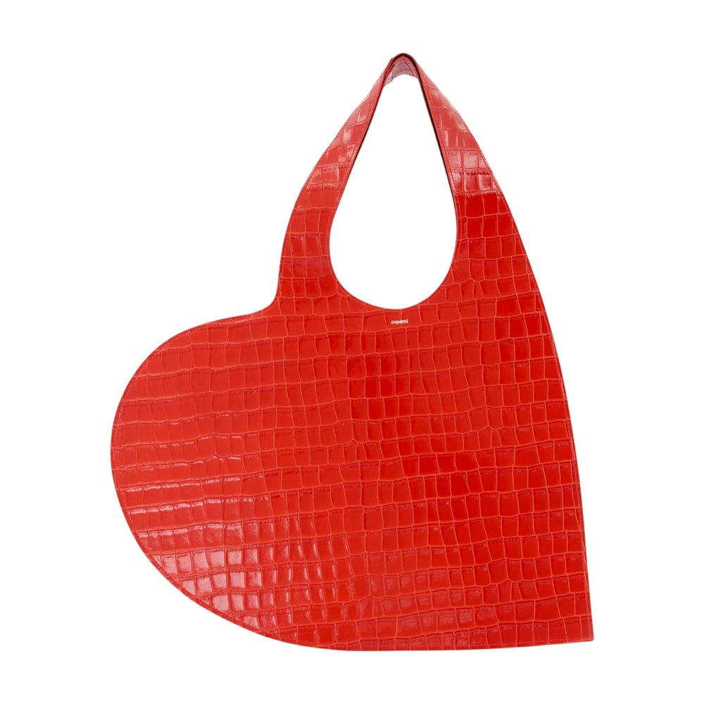 Einkaufstasche „Heart“ – „ Coperni “ – Leder – Rot