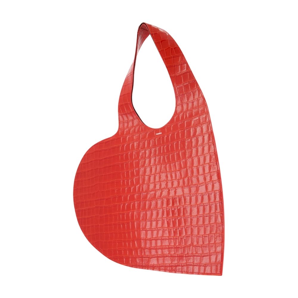 Einkaufstasche „Heart“ – „ Coperni “ – Leder – Rot