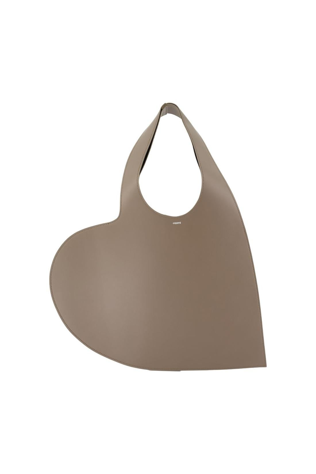 Einkaufstasche „Heart“ – Coperni – Leder – Braun