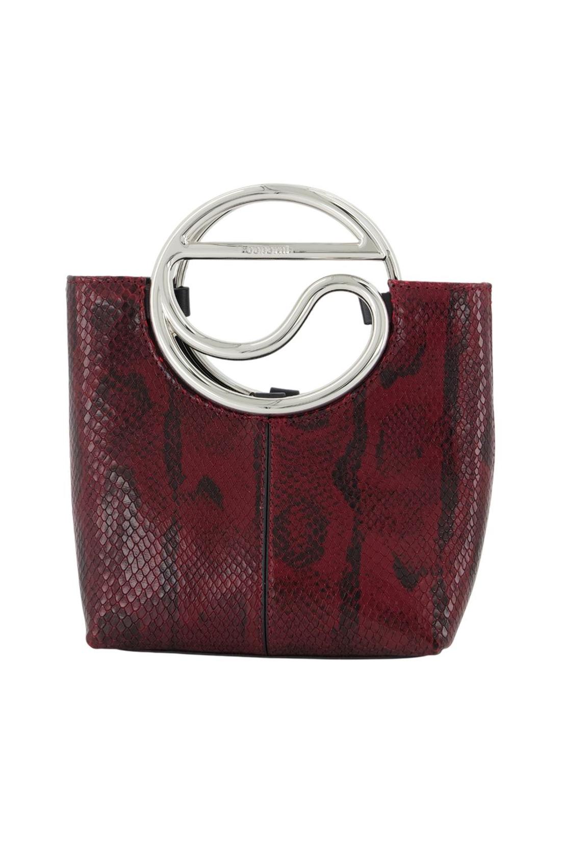 Python C Mini Umhängetasche – Coperni – Leder – Bordeaux
