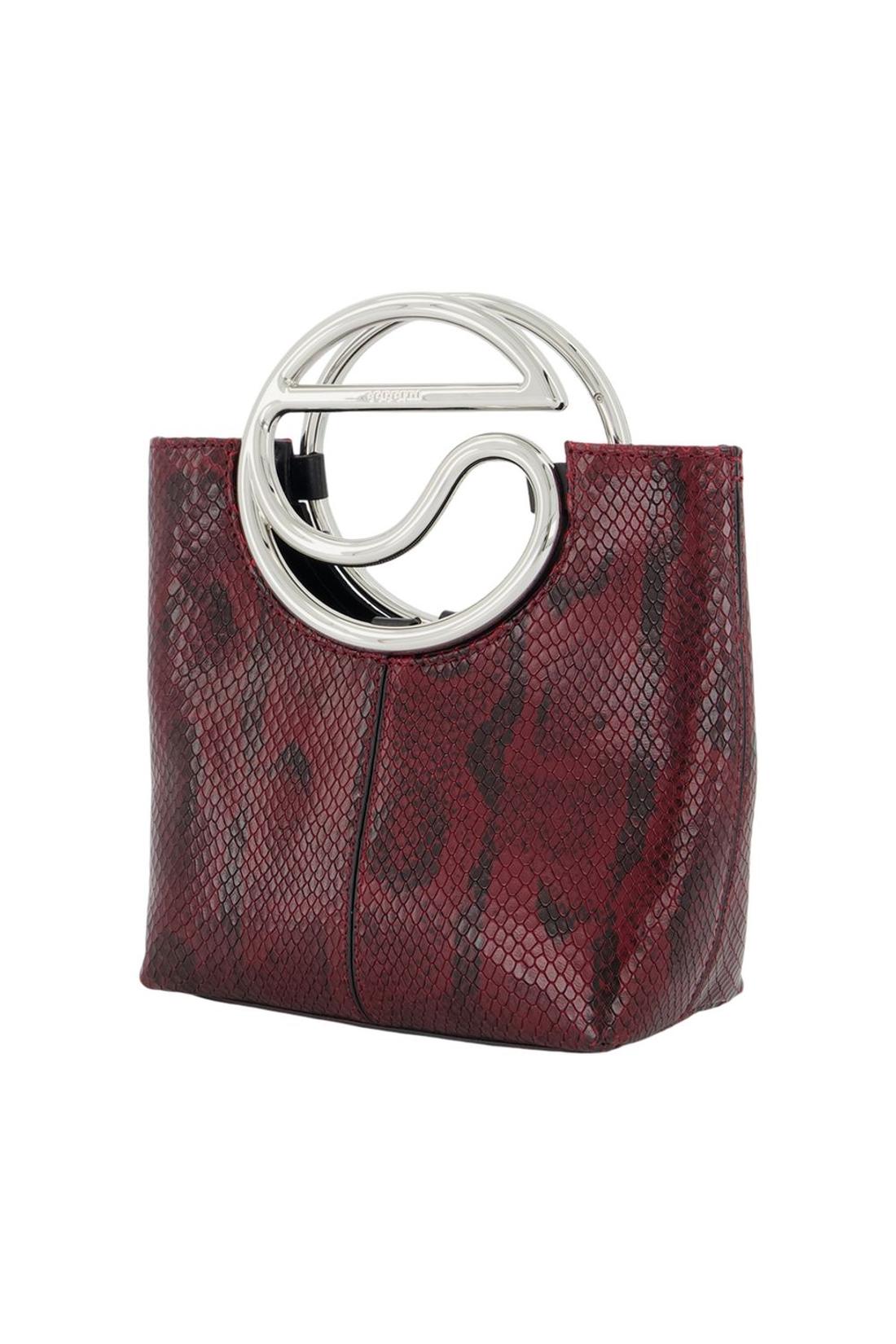 Python C Mini Umhängetasche – Coperni – Leder – Bordeaux