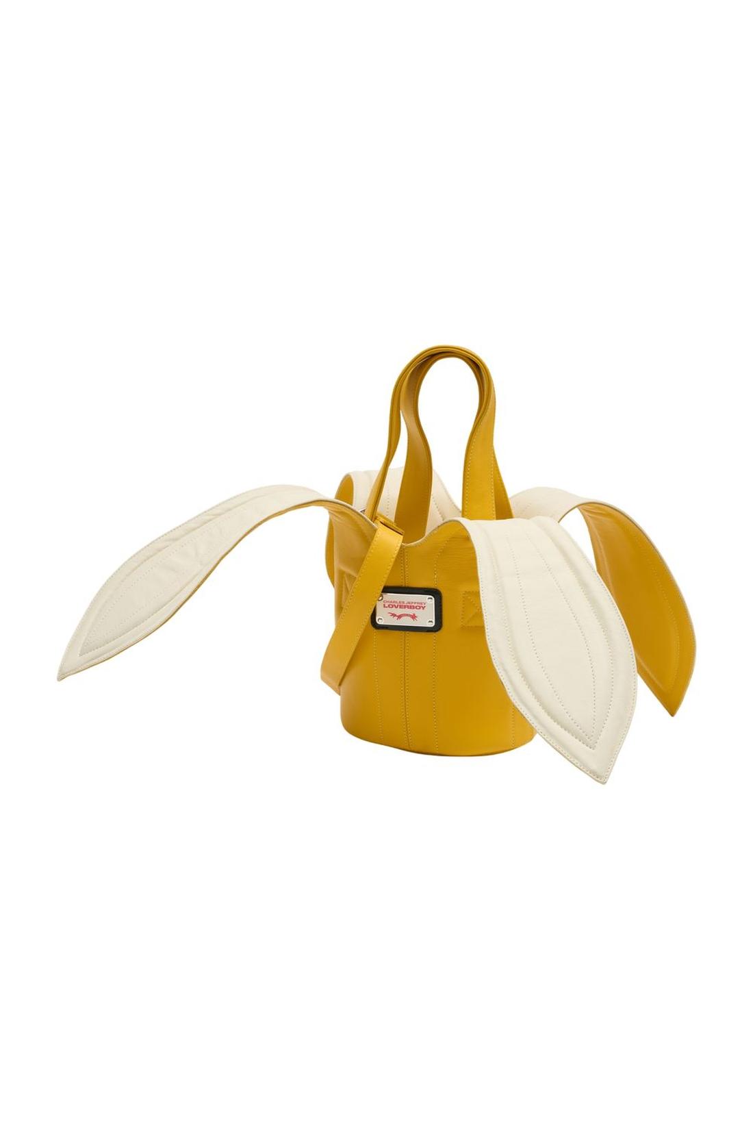 Charles Jeffrey Loverboy-Banana Handtasche - Charles Jeffrey Loverboy - Leder - Gelb-Taschen-Black-Deal-Outlet-by-ARCHIVIST