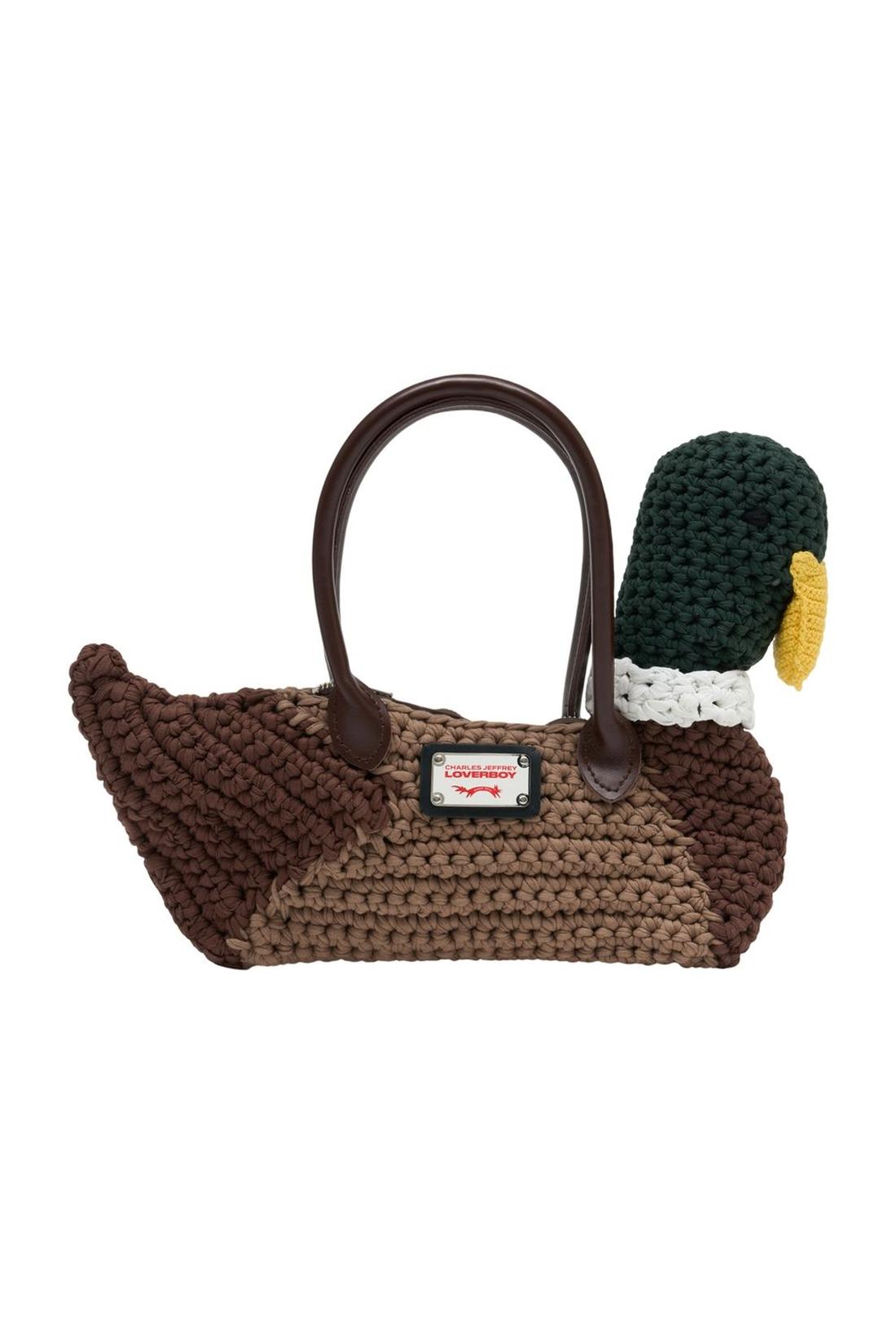 Duck Handtasche - Charles Jeffrey Loverboy - Baumwolle - Grün