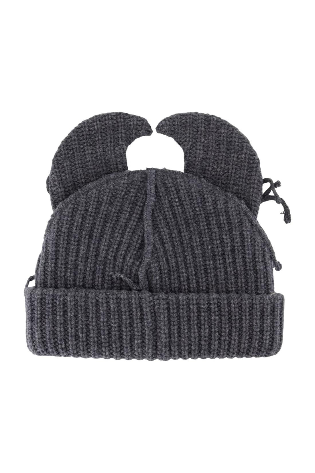 Handgemachte Mütze Ears - Charles Jeffrey Loverboy - Baumwolle - Grau