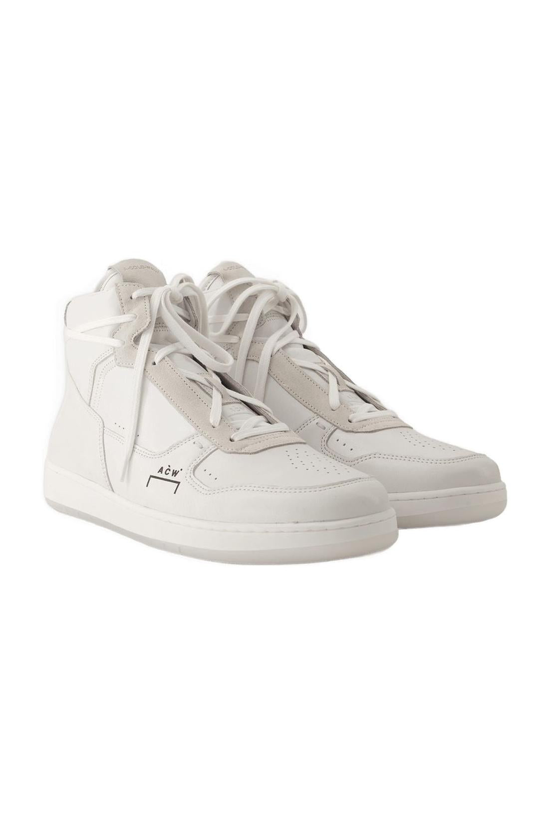 Sneakers Luol Hi Top - A Cold Wall - Leder - Weiß