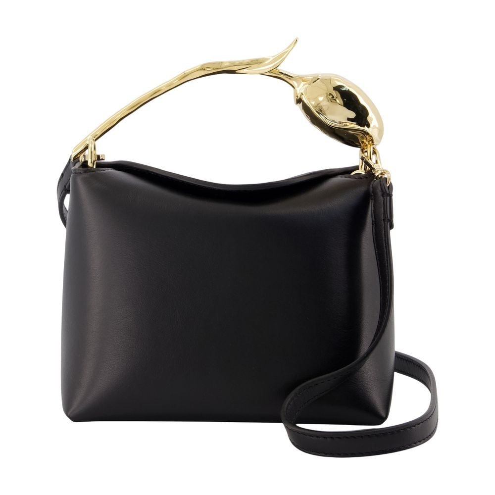 Mini Bloom Handtasche - ERDEM - Leder - Schwarz